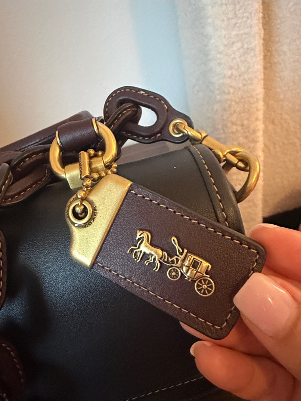 Coach 1941 rogue Top-Handle Satchel black ox blood - Picture 12 of 12